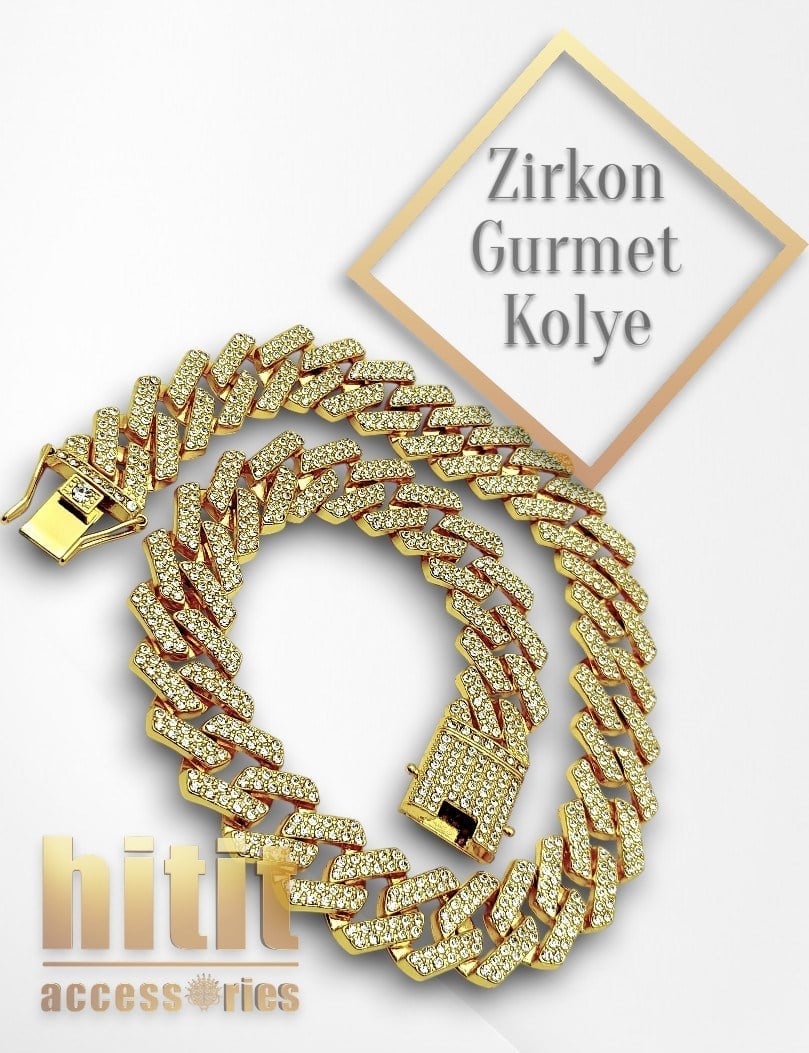 ZİRKON TAŞLI GURMET KOLYE