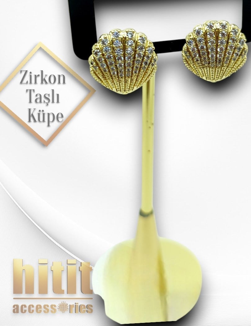 ZİRKON TAŞLI KÜPE
