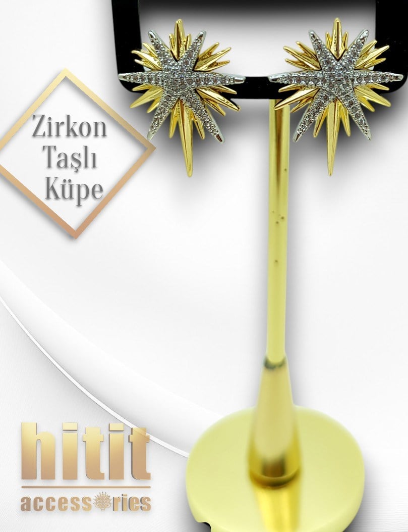 ZİRKON TAŞLI KÜPE