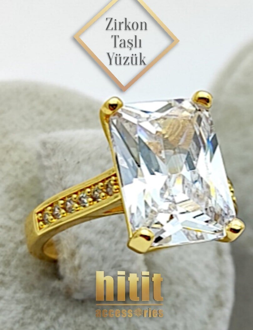 ZİRKON TAŞLI YÜZÜK