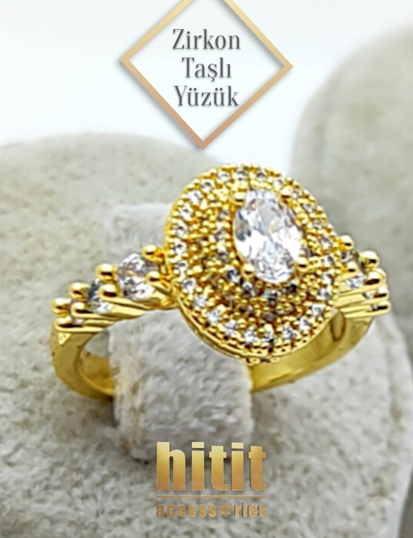 ZİRKON TAŞLI YÜZÜK