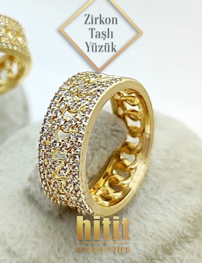ZİRKON TAŞLI YÜZÜK