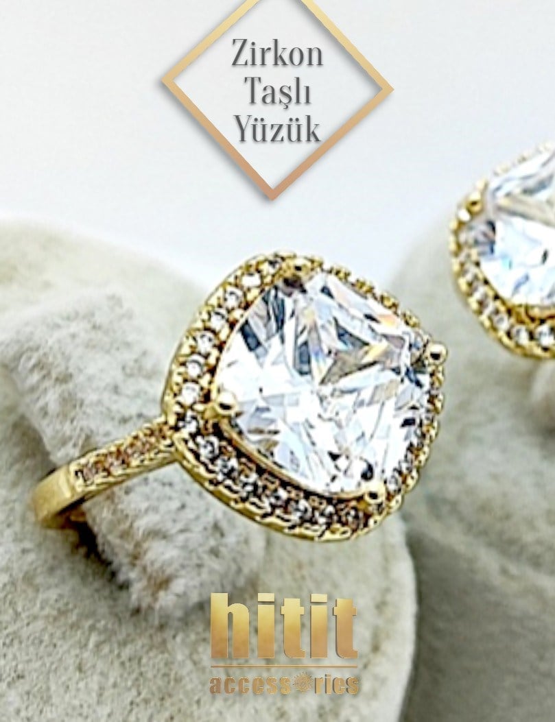 ZİRKON TAŞLI YÜZÜK