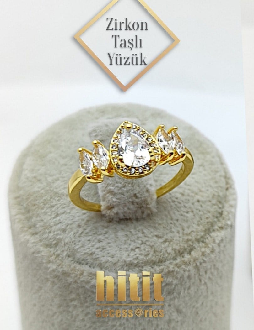 ZİRKON TAŞLI YÜZÜK