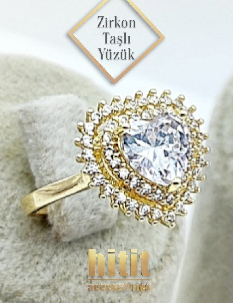 ZİRKON TAŞLI YÜZÜK