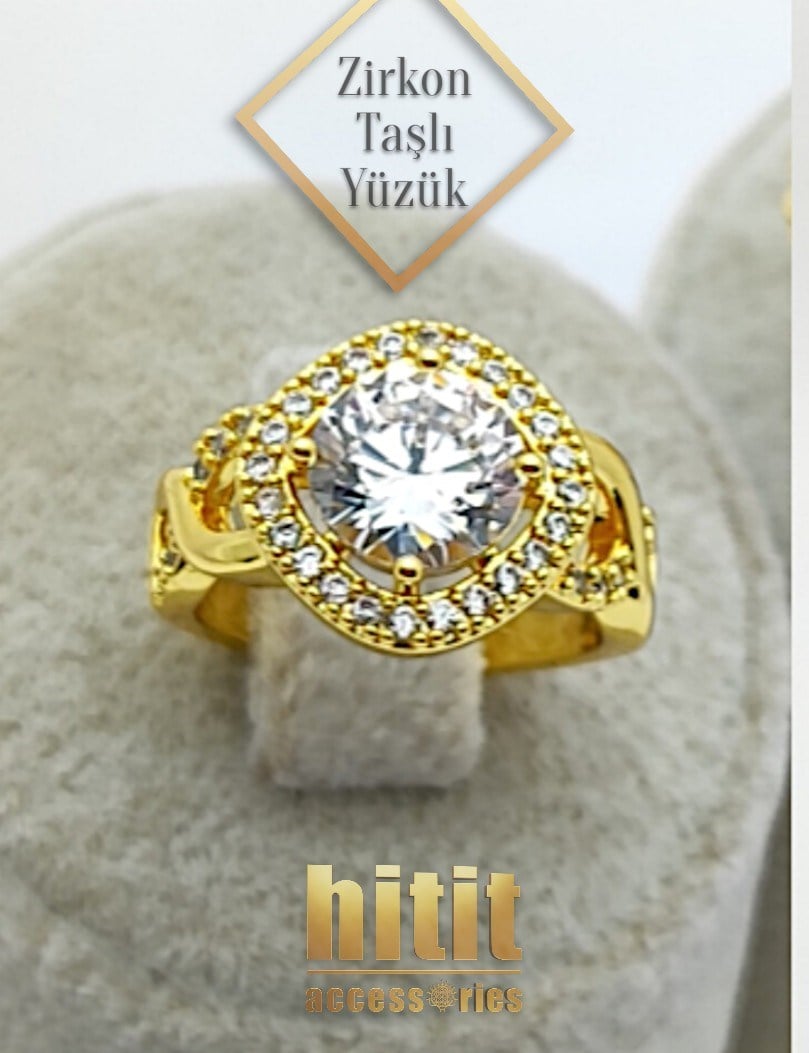 ZİRKON TAŞLI YÜZÜK