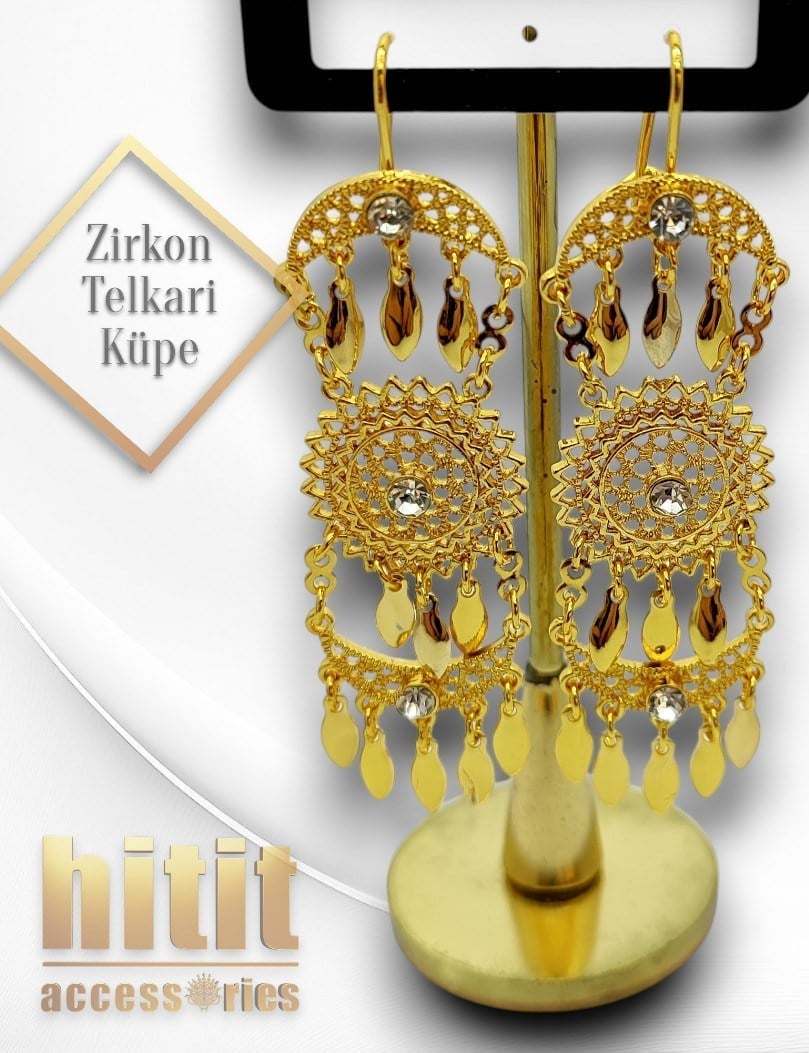 ZİRKON TELKARİ KÜPE