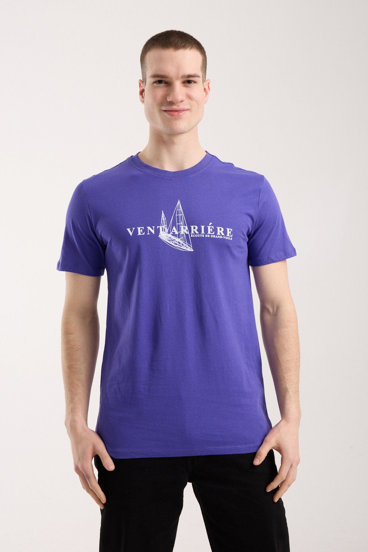 Erkek Grafik Baskılı Günlük Rahat Kesim T-Shirt