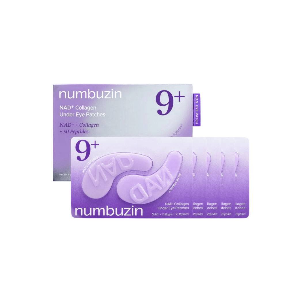 NUMBUZIN No.9 NAD+ Collagen Under Eye Patches 5EA (NAD+ ve Kolajen İçeren, Göz Altı Kırışıklık Karşıtı Bakım Patchleri)