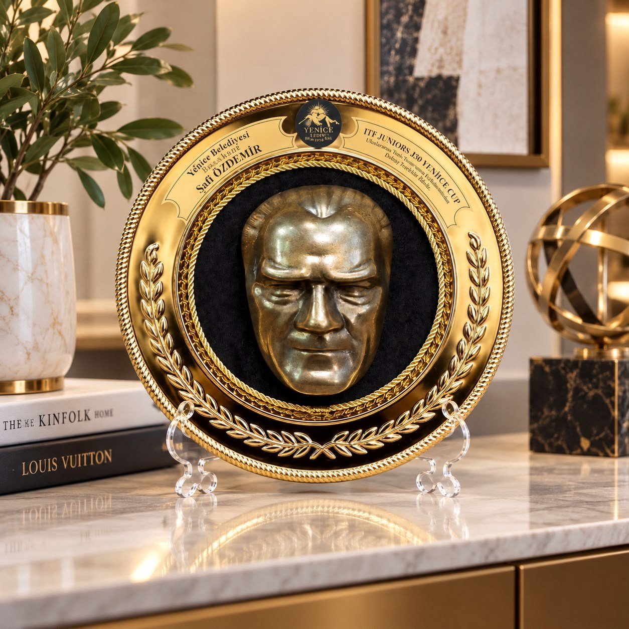 ATATÜRK TABAK PLAKET (KUTUSUZ)