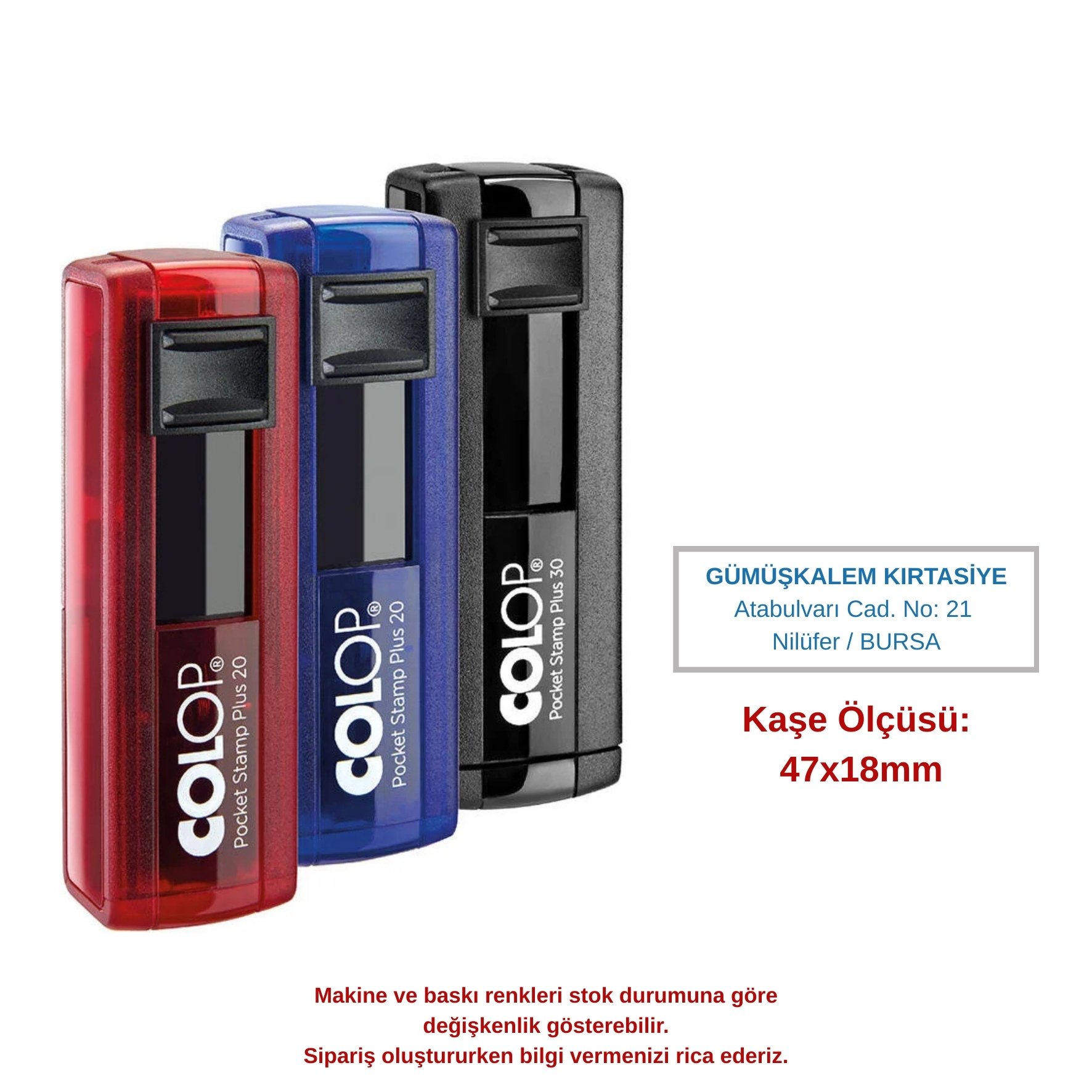 COLOP 30 CEP KAŞE