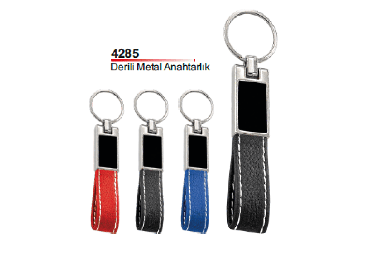 Derili Metal Anahtarlık