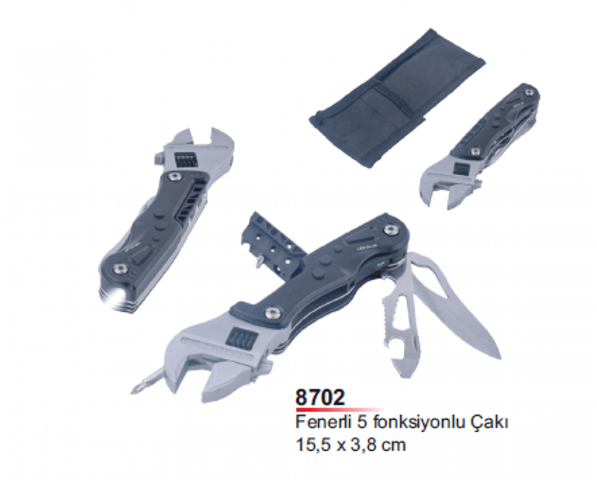 Fenerli 5 Fonksiyonlu Çakı Seti   15x3,8 cm
