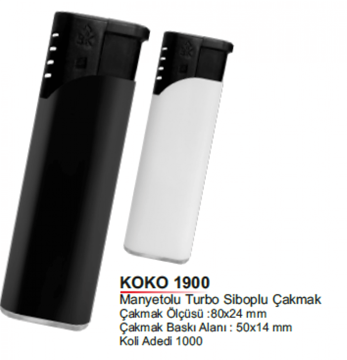Koko-1900 Turbo Siboplu Çakmak