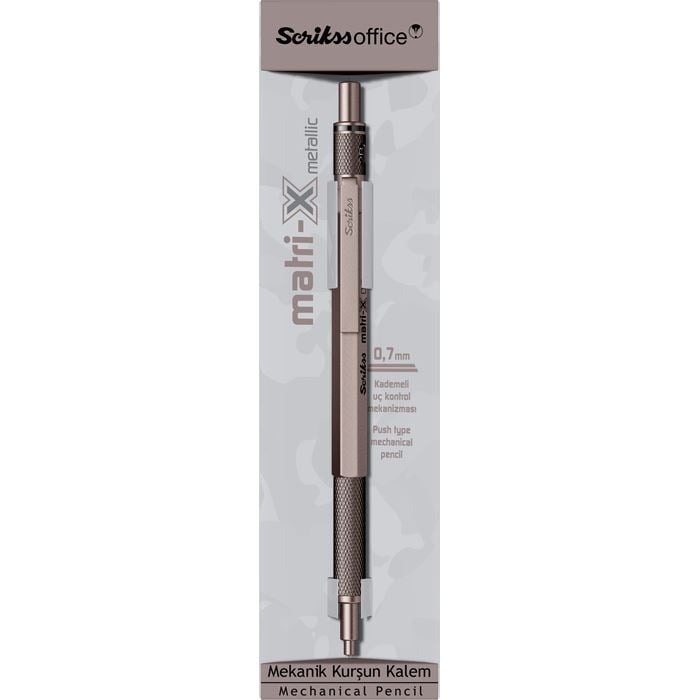 SCRİKSS MATRI-X VERSATİL 0.7 MM METALİK GRİ