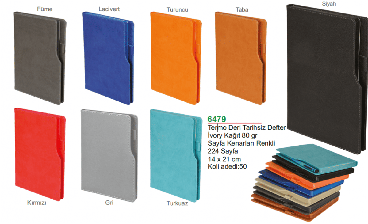 Termo Deri Tarihsiz Defter