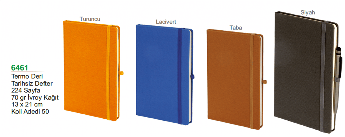 Termo Deri Tarihsiz Defter