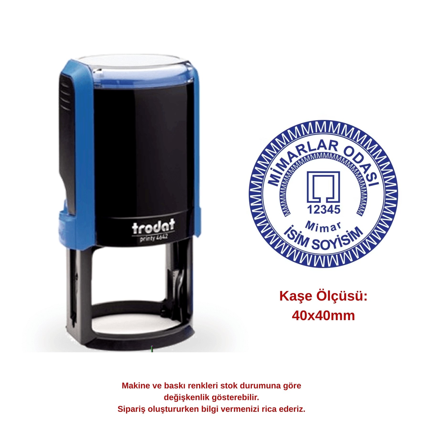 TRODAT 4642 YUVARLAK KAŞE