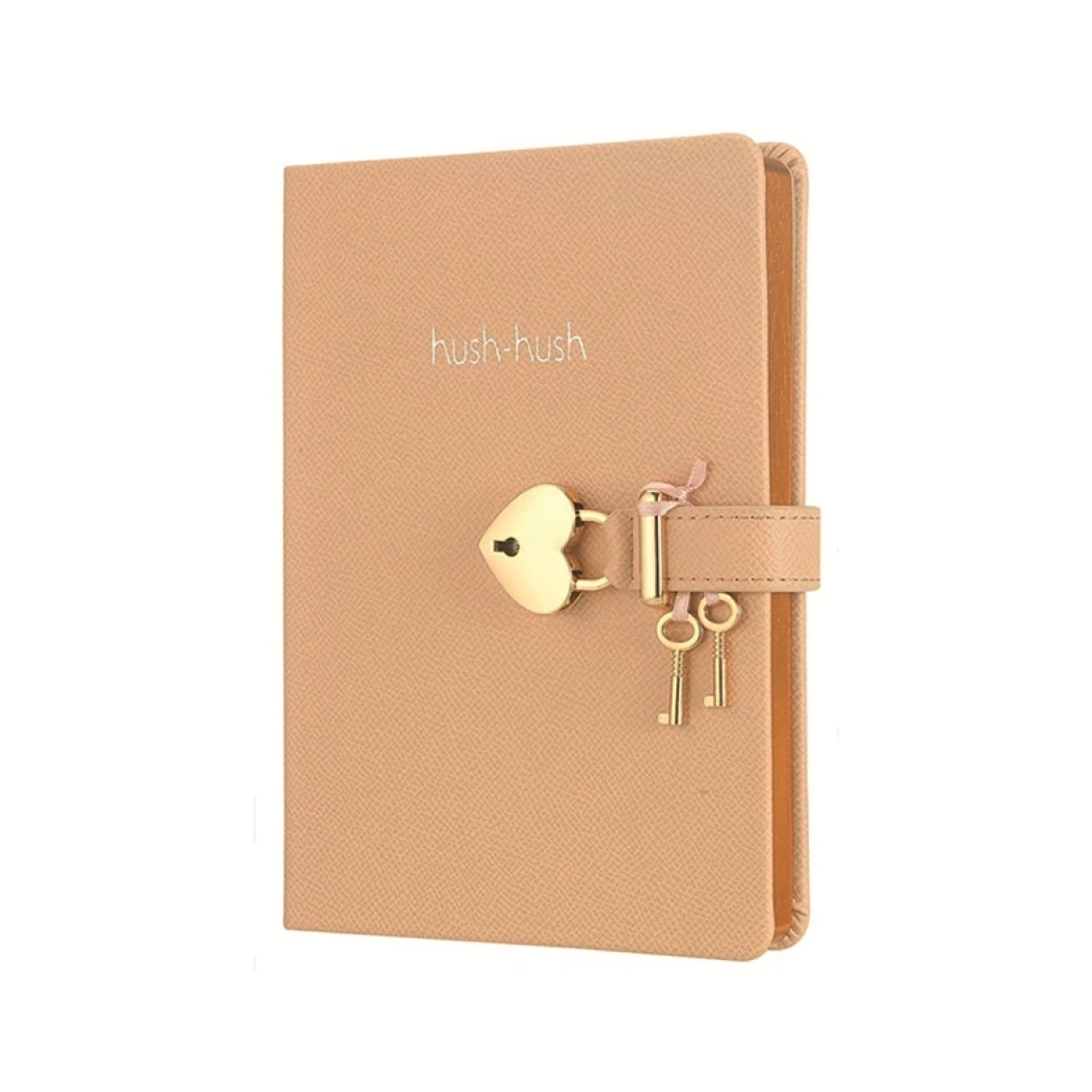 VJ HUSH HUSH KİLİTLİ  DEFTER 13*18 160YP.PEMBE