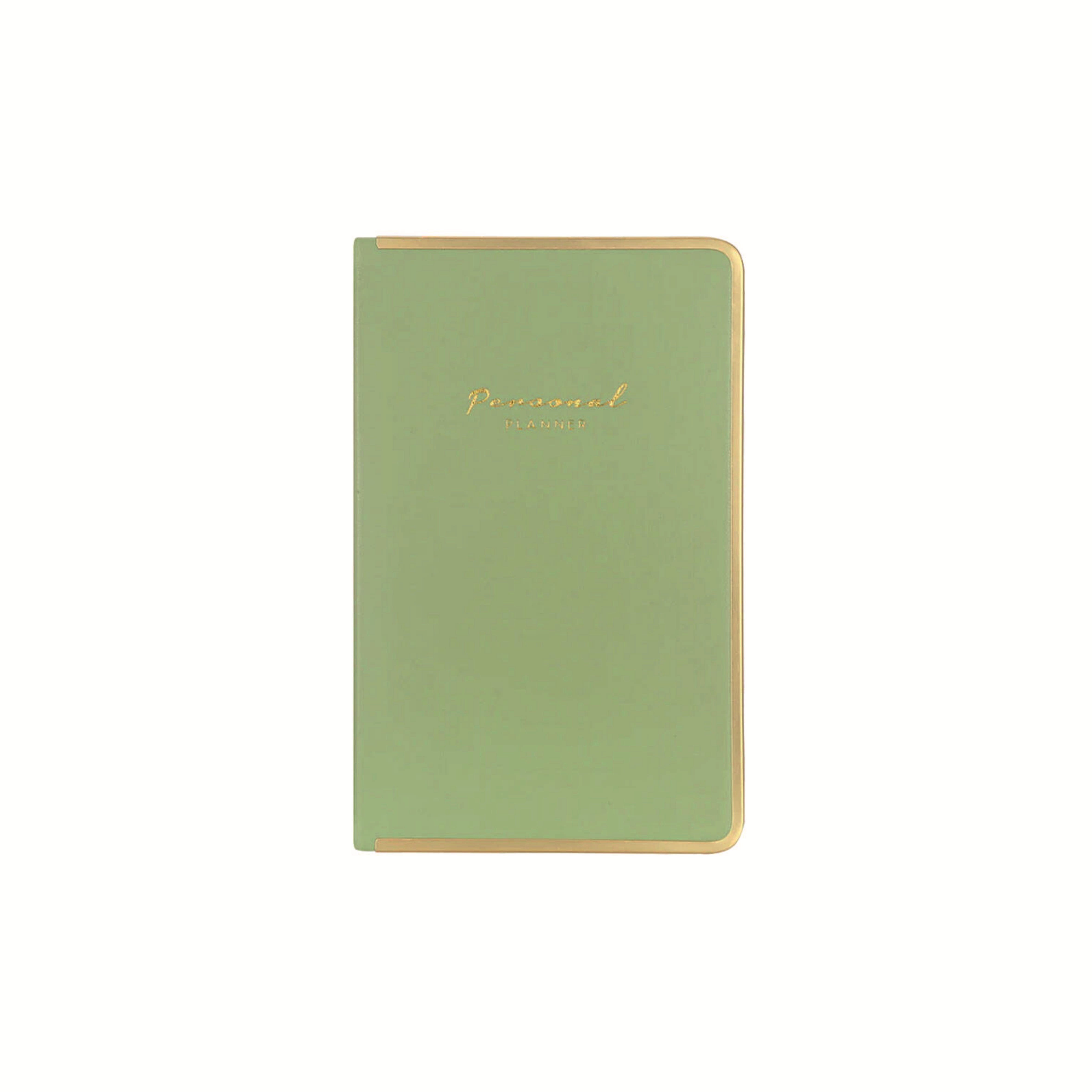 VJ  MONACO DERİ DEFTER 96YP. 13*21 ÇİZGLİ A.YEŞİL