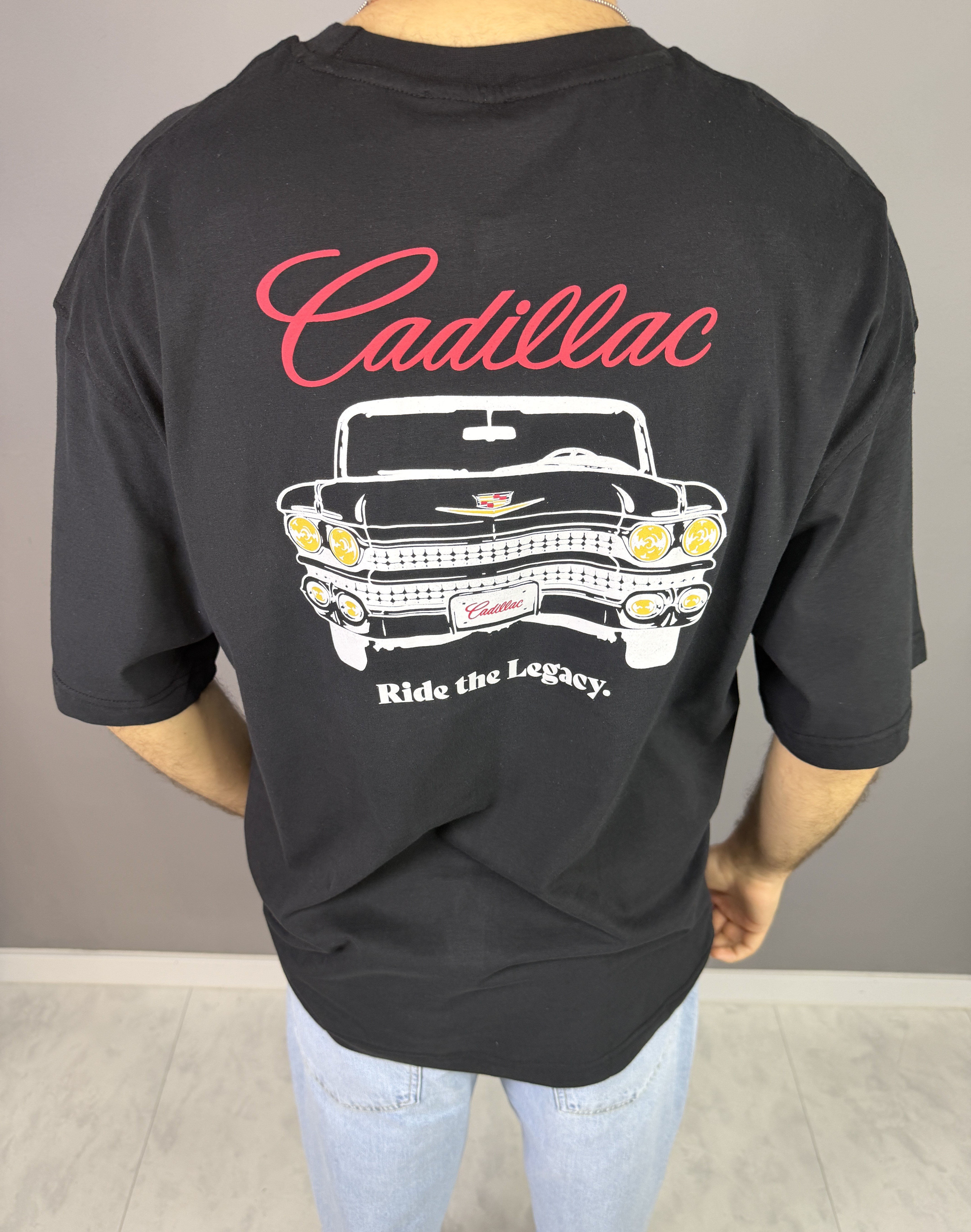 CADİLLAC BASKILI T-SHİRT 1050