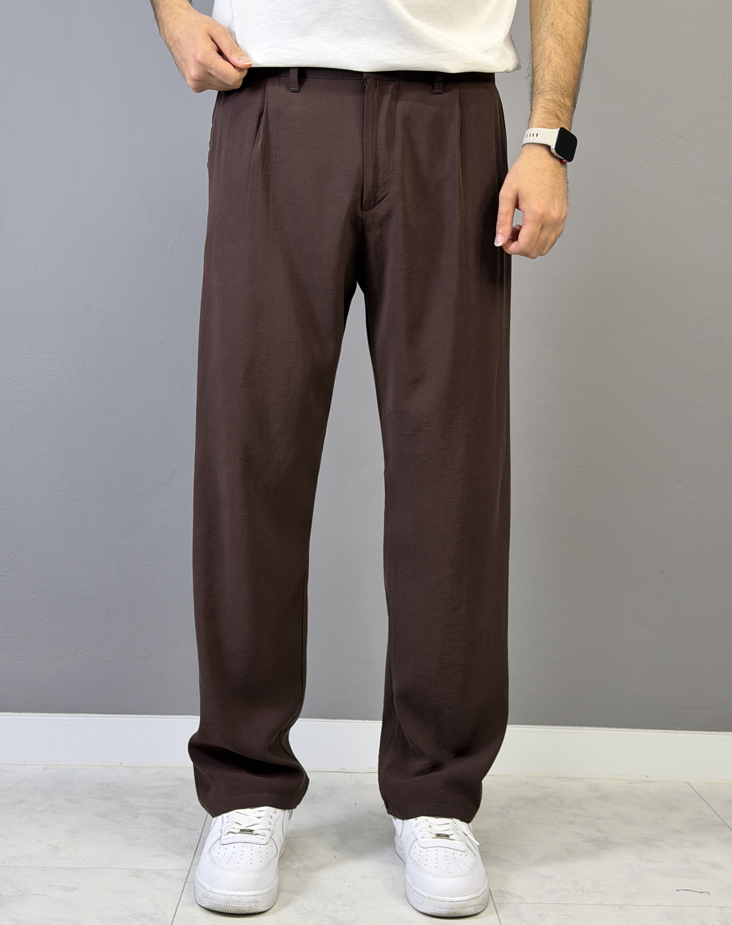 KAHVERENGİ MODAL BAGGY PANTALON 5009