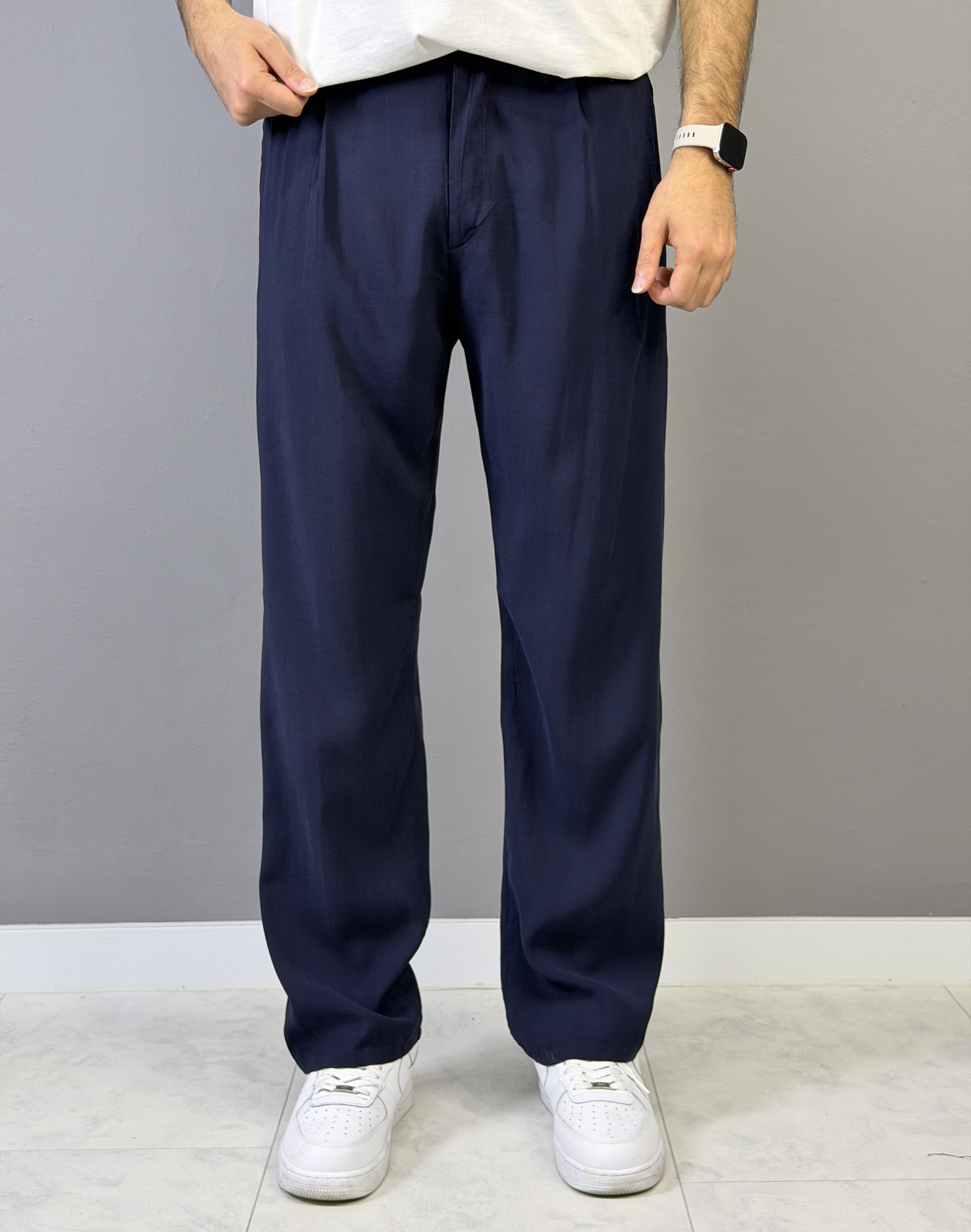LACİVERT MODAL BAGGY PANTALON 5010