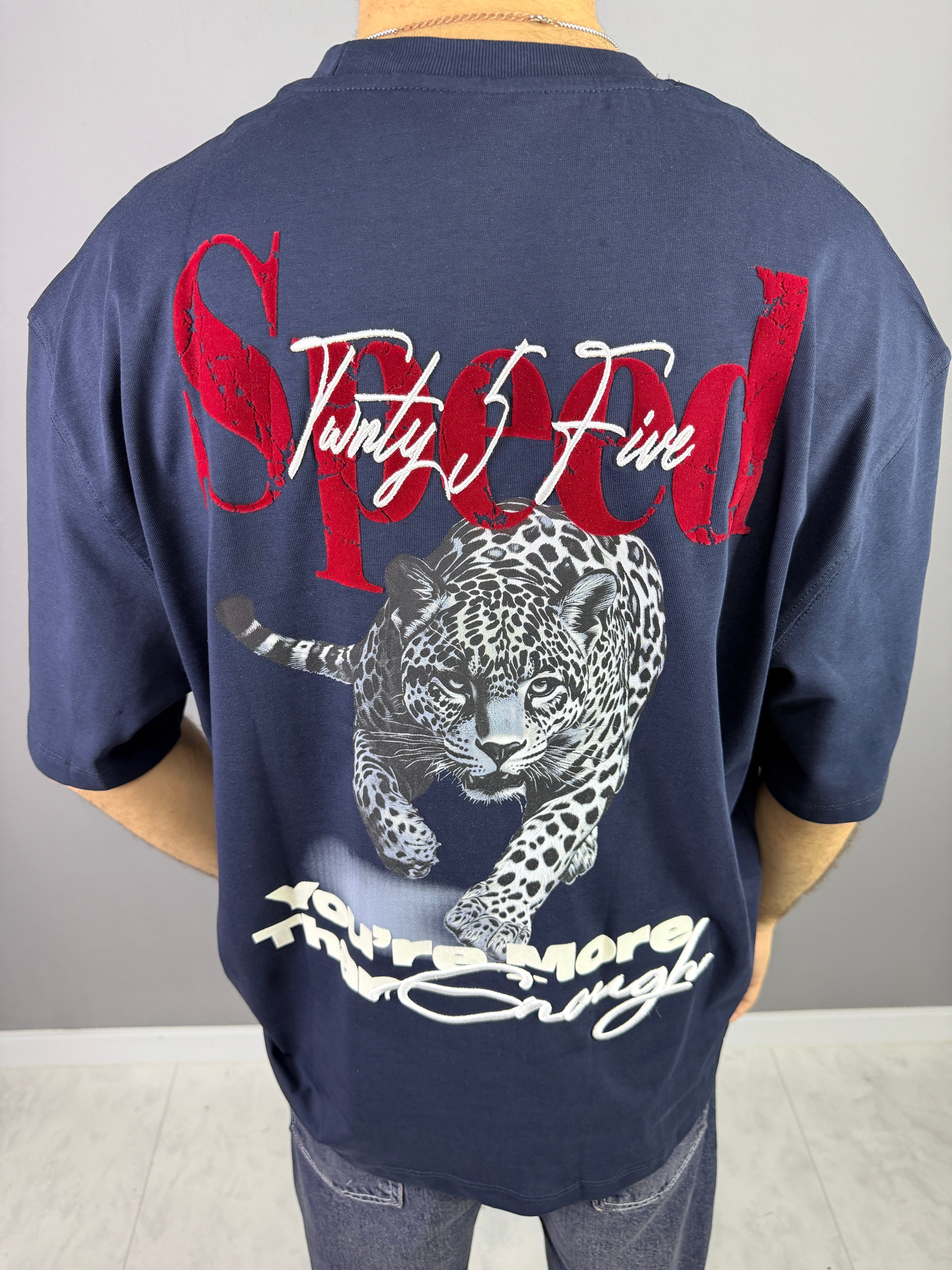 Leopar baskılı tshirt 1021