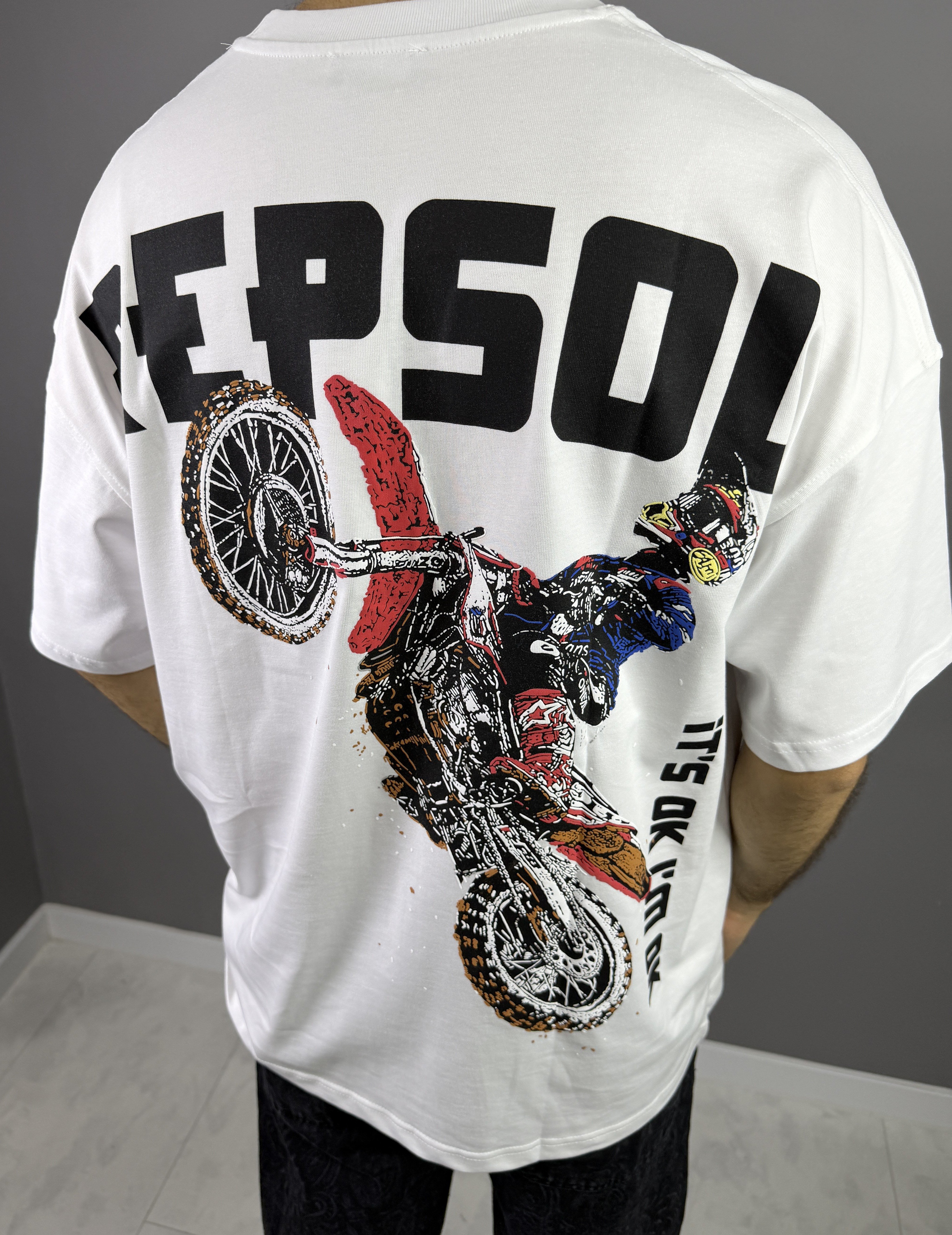 REPSOL MOTORSİKLET BASKILI T-SHİRT 1036