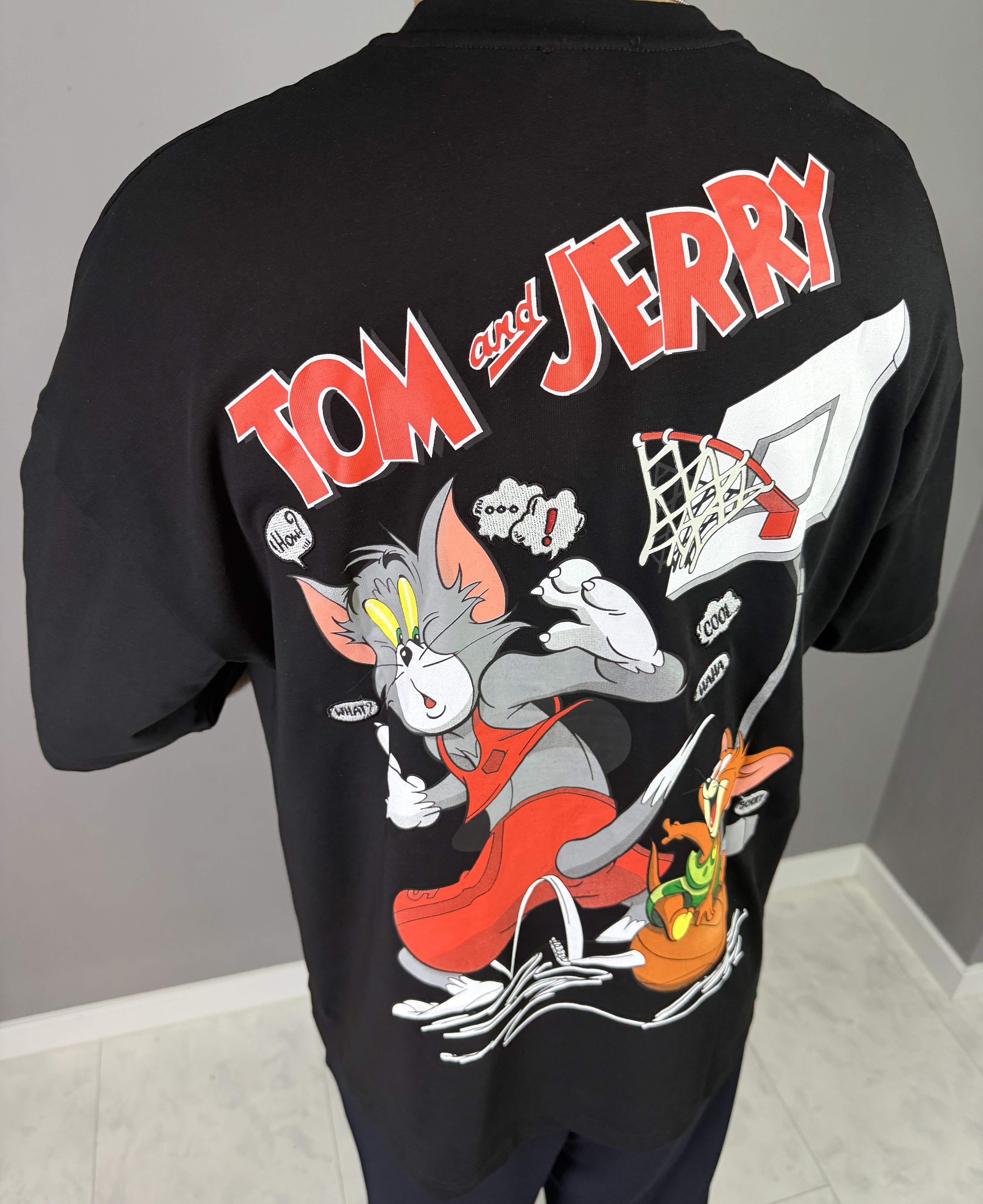 TOM & JERRY BASKILI T-SHİRT 1039