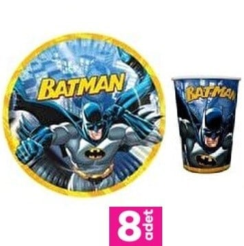 Batman Tabak-Bardak Seti