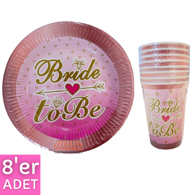 Bride Tabak-Bardak Seti