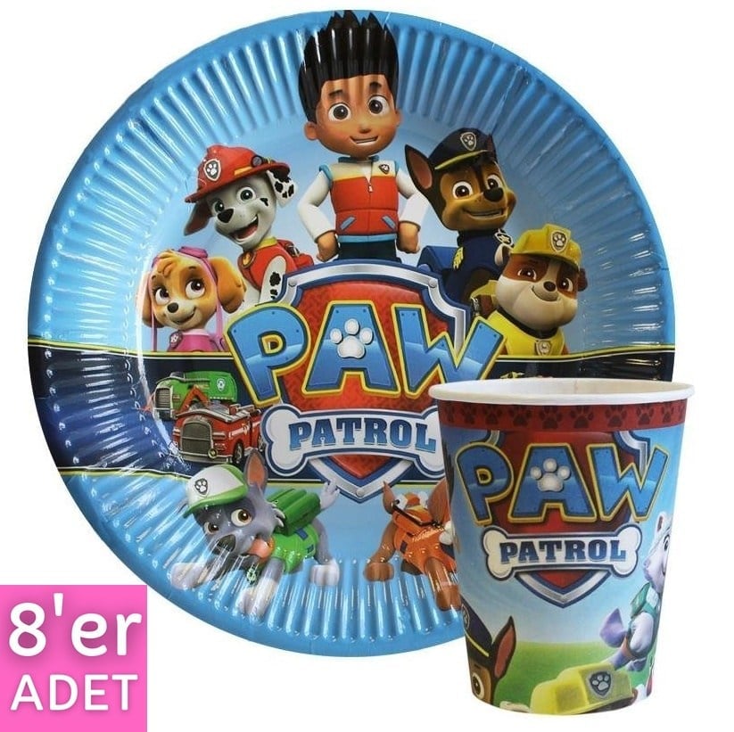 Paw Petrol Tabak-Bardak Set