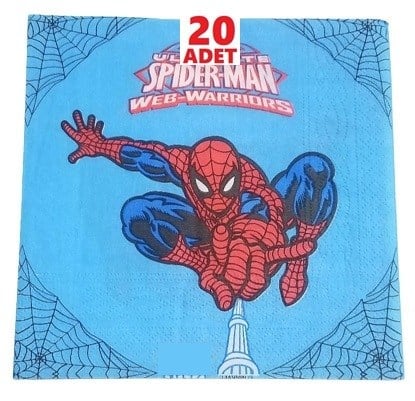 Spiderman peçete 20li