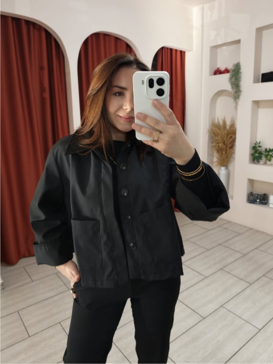 Yağmurluk Kısa Ceket