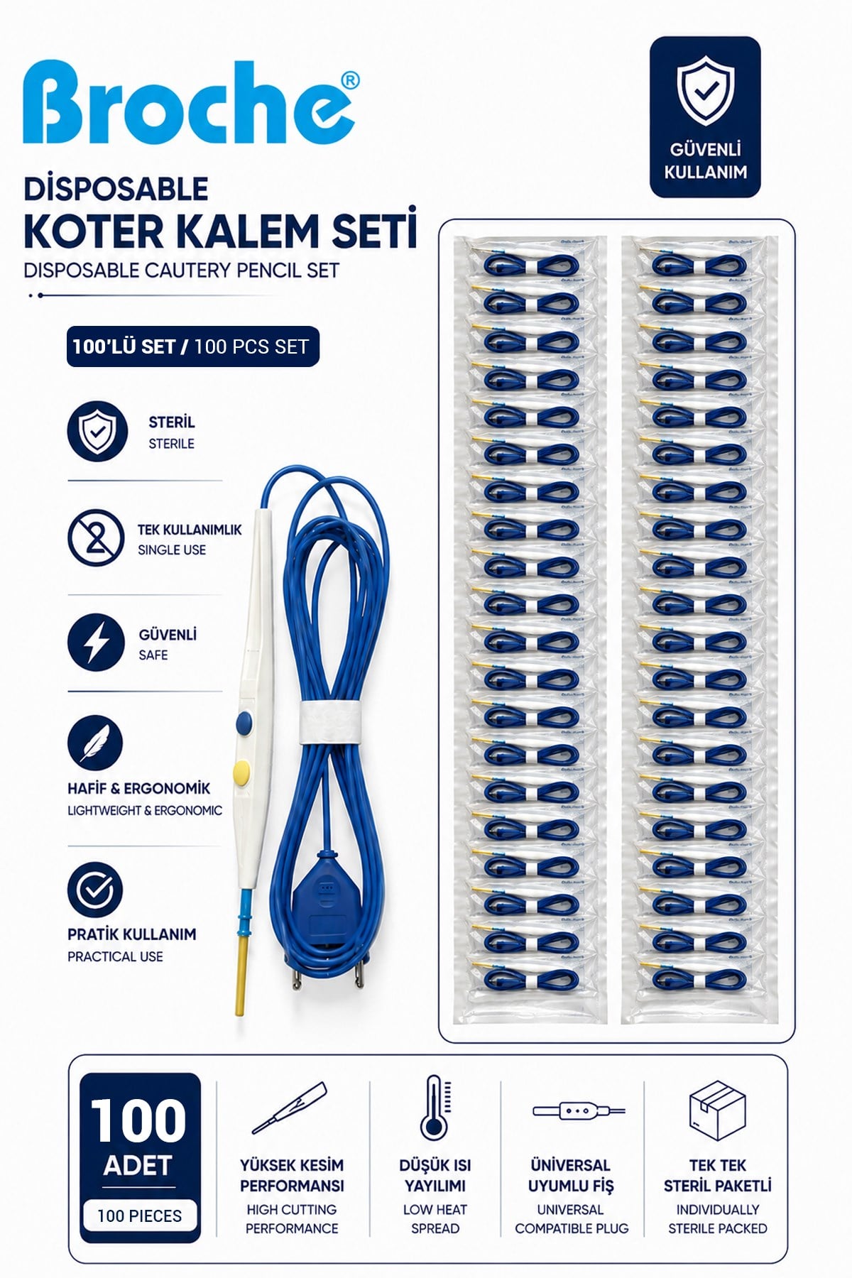 DİSPOSABLE KOTER 100'LÜ PAKET