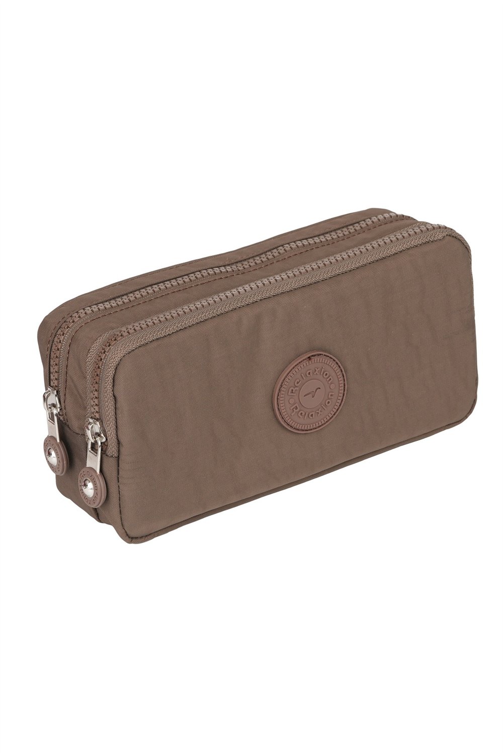 Relaxion Suya Dayanıklı Klinkır Kumaş Yıkanabilir Iki Bölmeli Kalemlik Kalem Kutusu Cüzdan Tipi