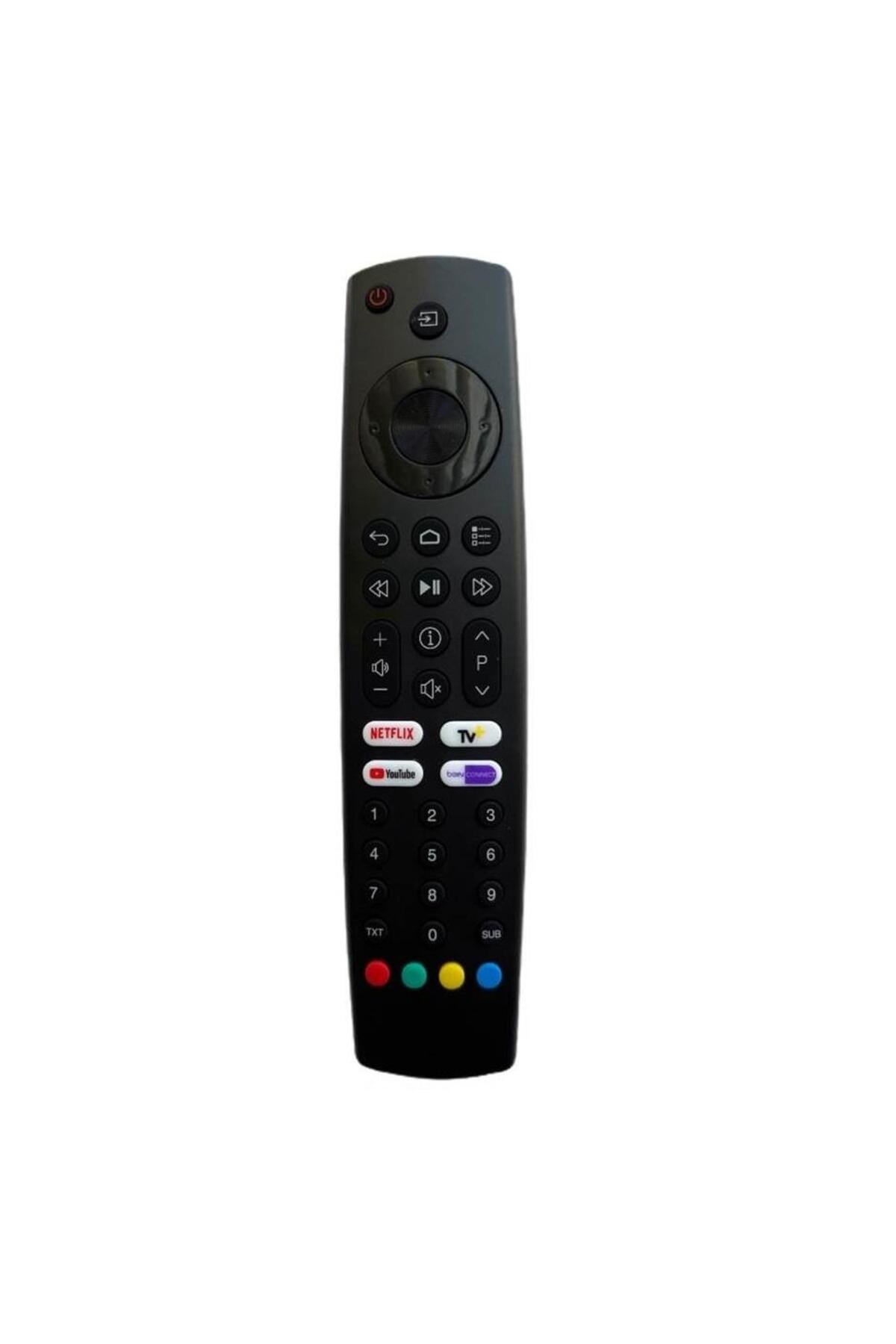 43 GGU 7880 B Uyumlu 4K Android Smart TV Kumandası | Netflix ve YouTube Tuşlu