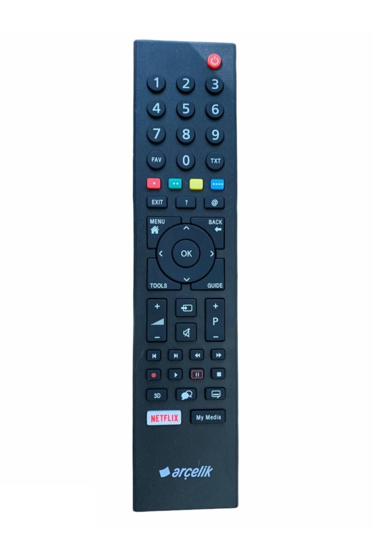 A55L 8860 5S 4K Diamond Uyumlu TV Kumandası | Netflix Tuşlu, Logosuz