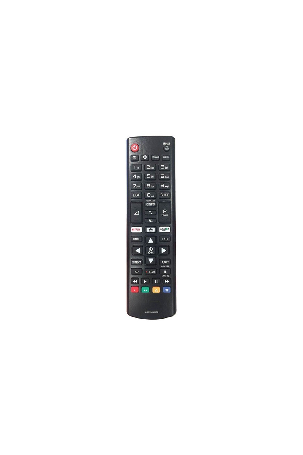 AKB75095308 LG Uyumlu Smart TV Yedek Kumanda - Netflix / Amazon Kısayollu