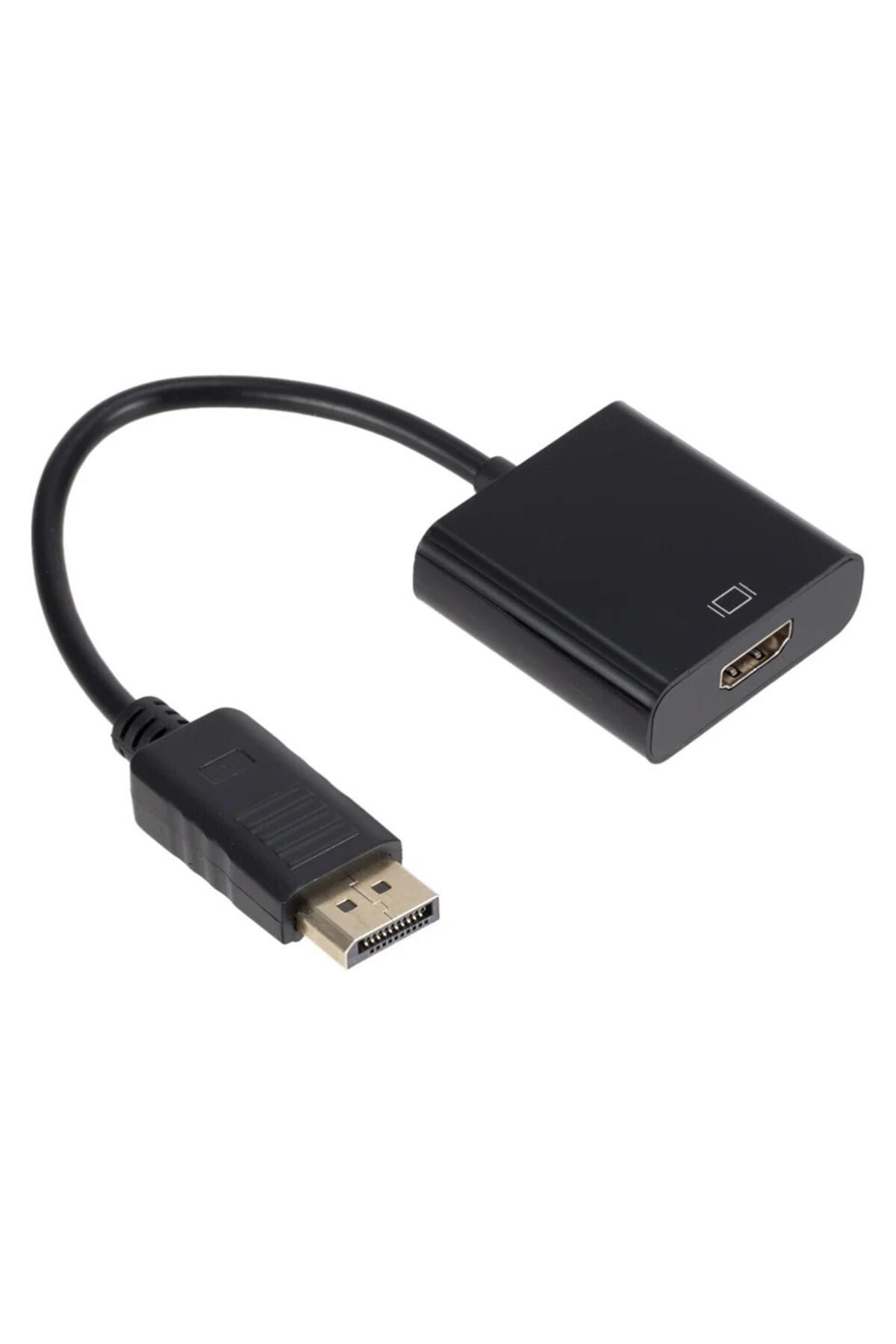 DisplayPort (DP) to HDMI Çevirici Adaptör - 1080p Full HD Destekli, Monitor ve TV Aktarıcı Kablo