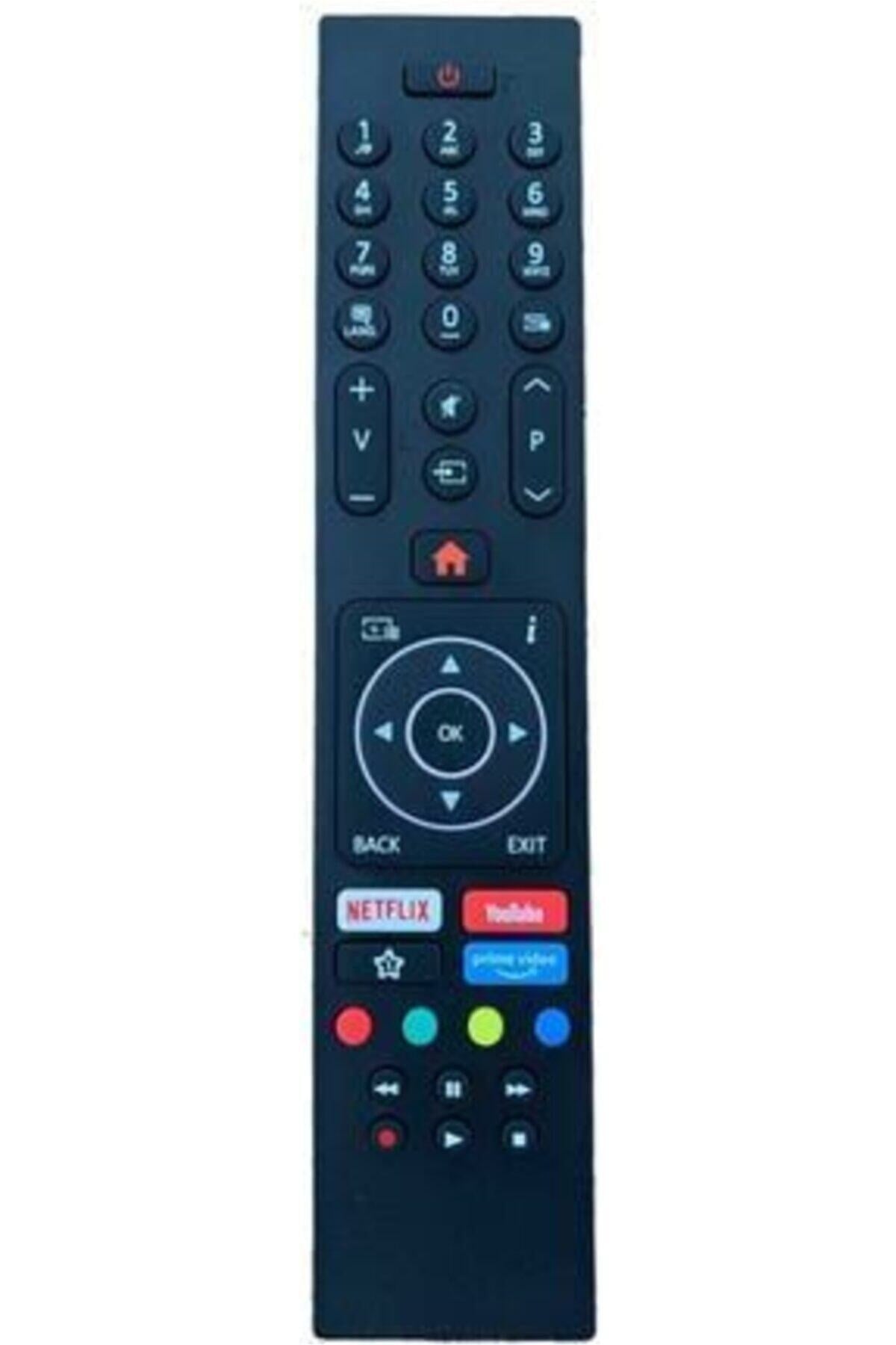 Lcd Televizyon Kumandası Turn Lcd Netflıx, Youtube, Prımevideo Tuşlu Lcd Tv Kumandası 