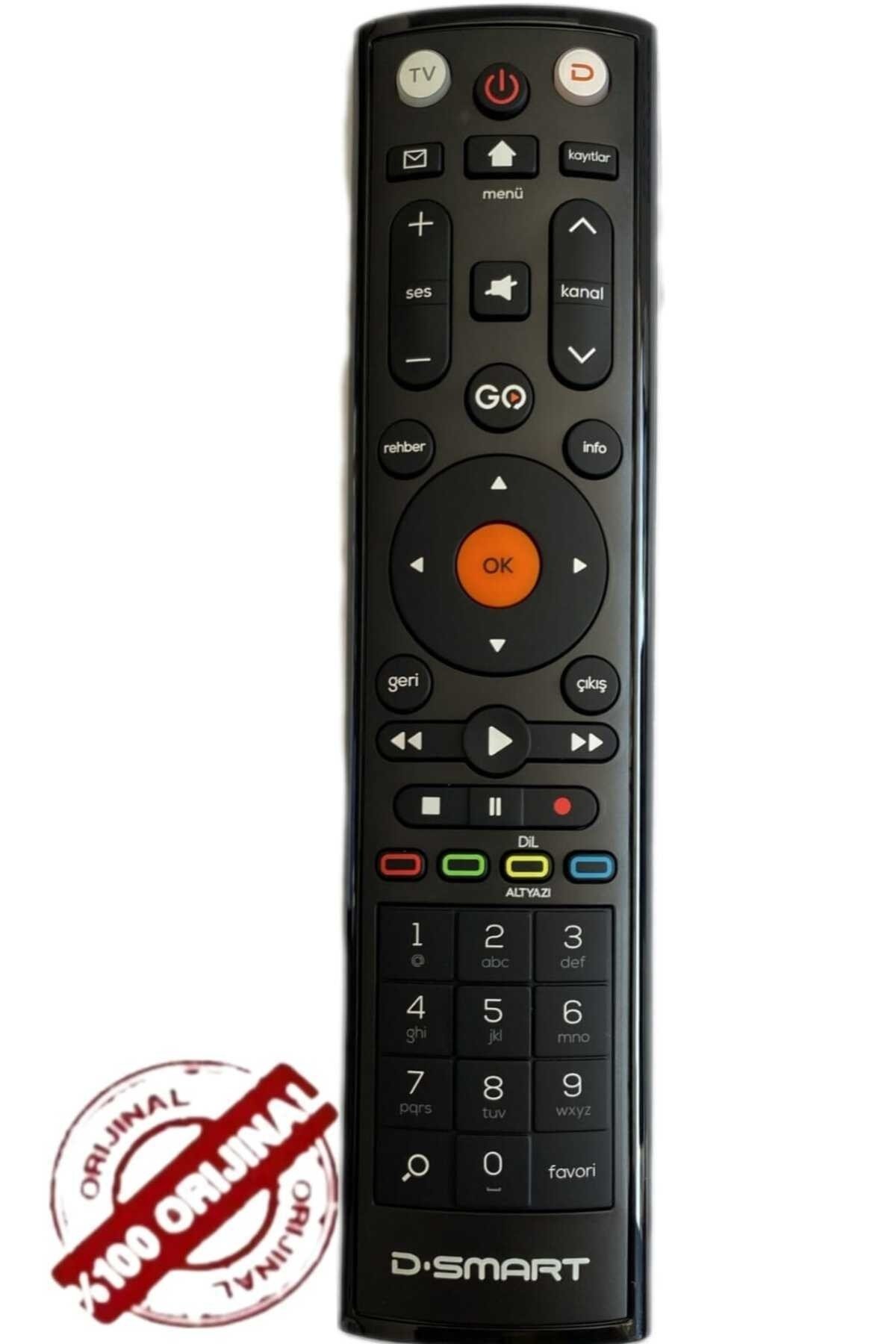 Orijinal D-Smart Blu Go Kumanda - Akıllı TV Uyumlu Yeni Nesil