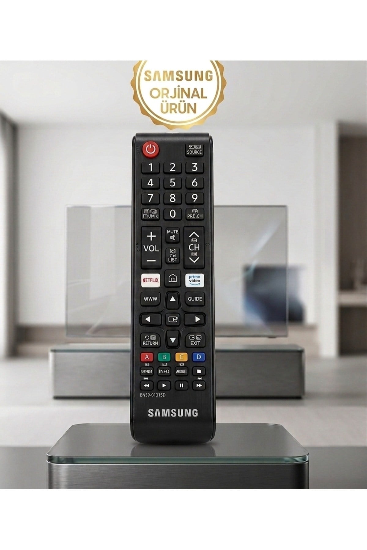 Samsung ORJİNAL RU Serisi ile Tam Uyumlu BN59-01315D Smart TV Kumanda 43RU7100 - 55RU7100 - 55RU7100