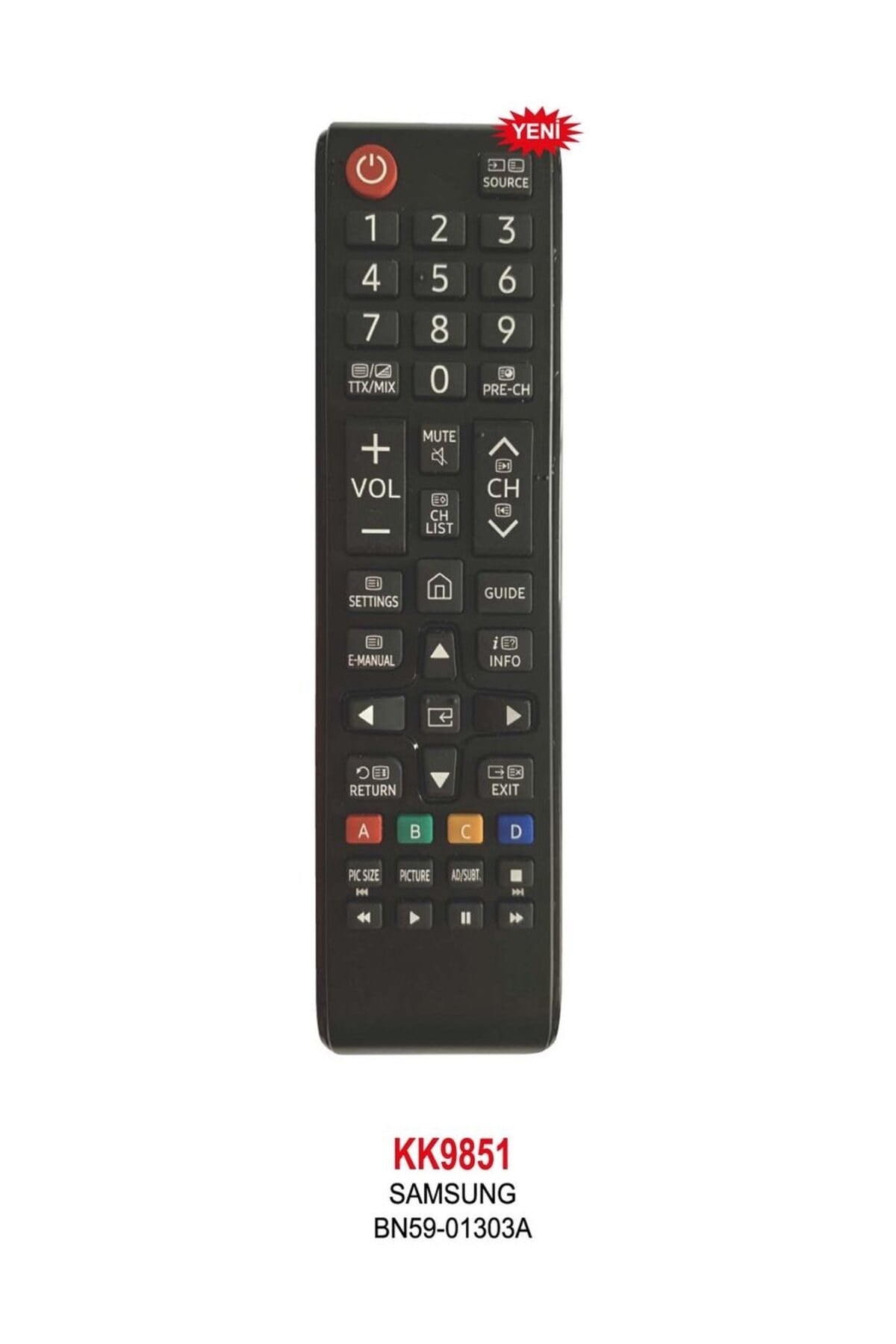 Samsung Uyumlu BN59-01303A Televizyon Kumandası - Kurulumsuz Anında Kullanım