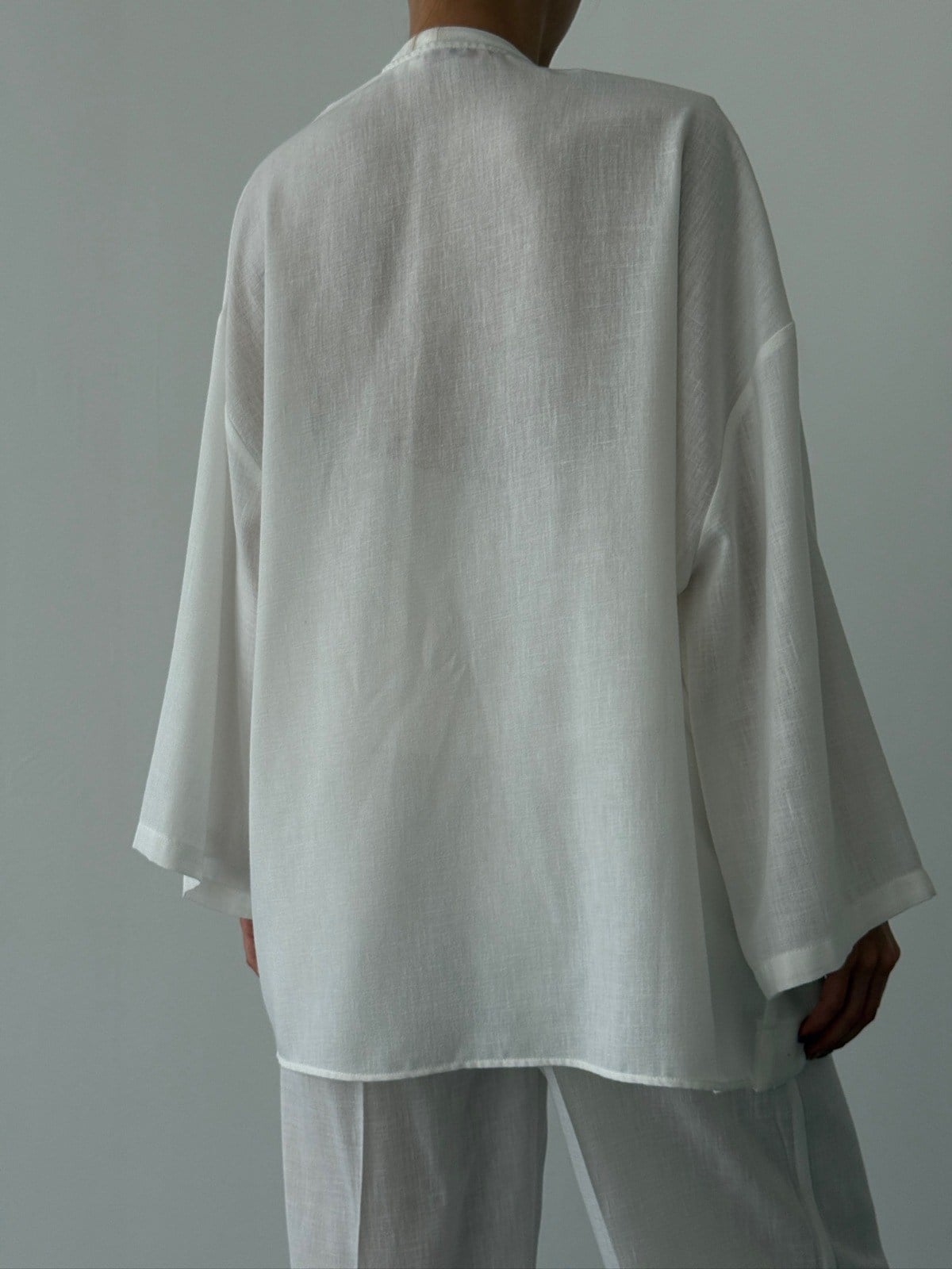 Bağlama Detaylı Kimono