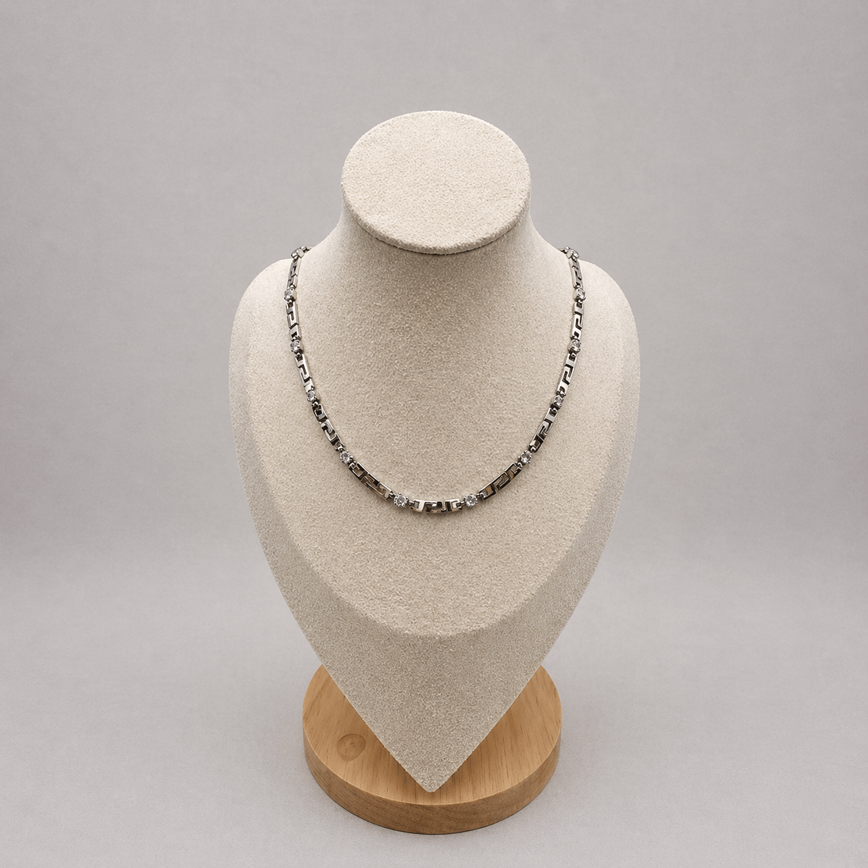 Silver Crossline Kolye Şık Zarif Kolye