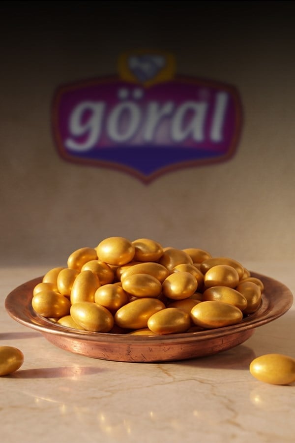 Sarı Badem Draje-1000 GR