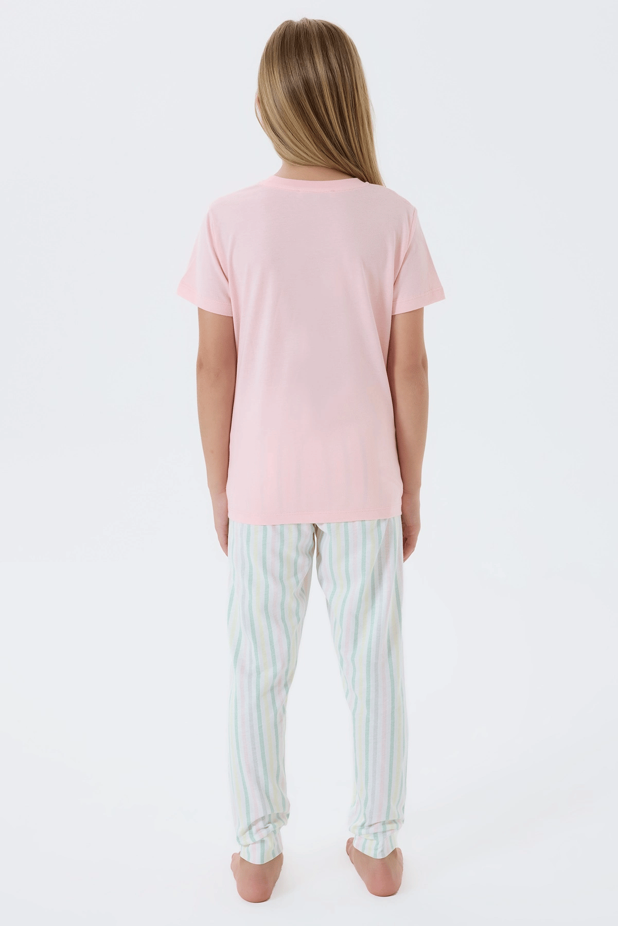 Arnetta 3571-G Kız Çocuk Kısa Kol Pijama Takımı