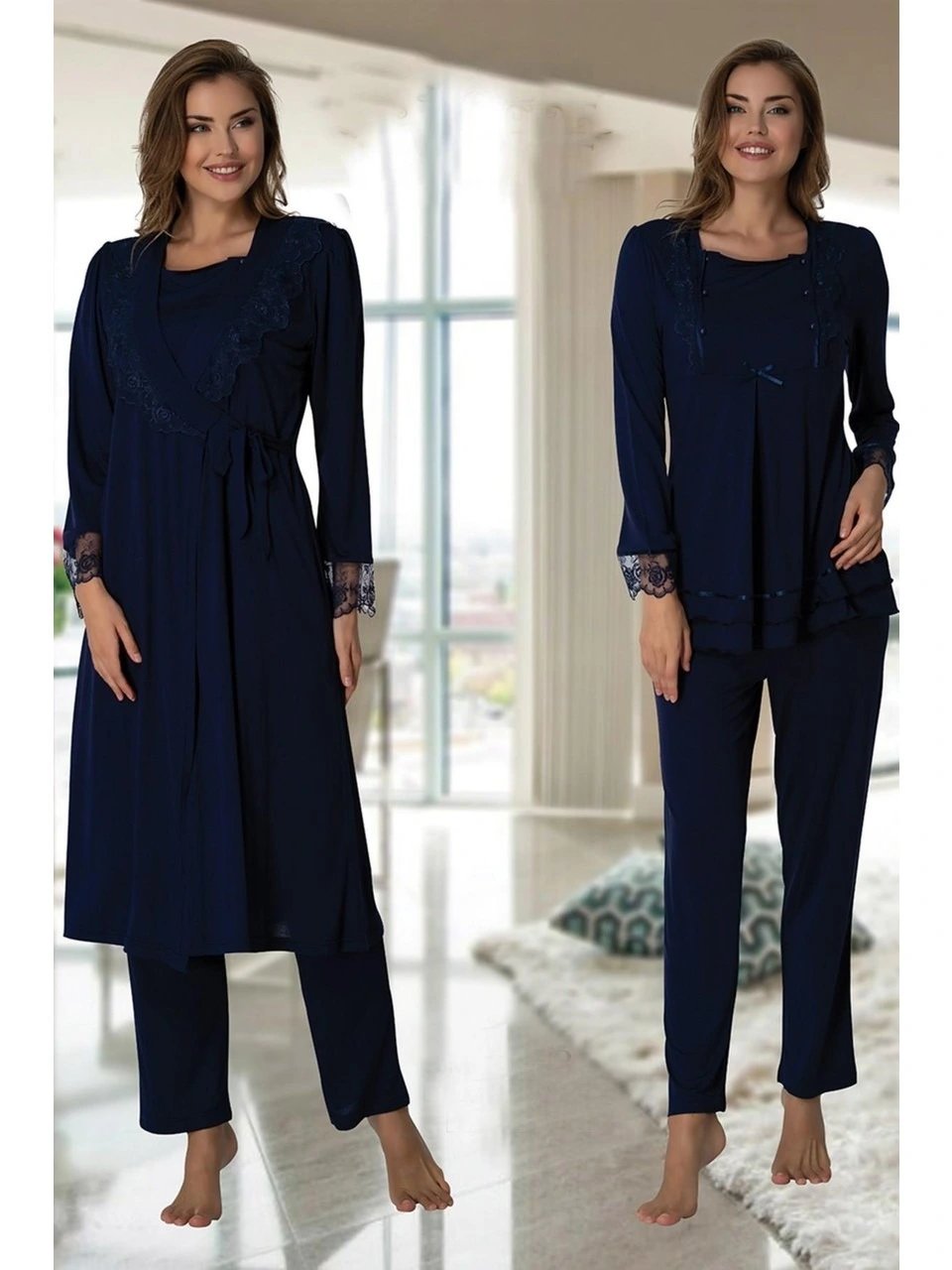 Effortt 2018  Sabahlıklı Lohusa Pijama Takımı